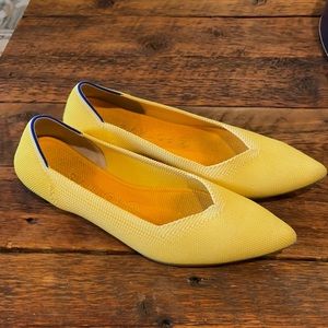 Rothy’s “The Point” in Soft Yellow